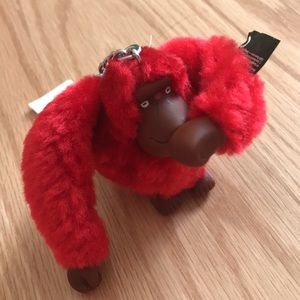 Kipling “Elliott” Collectable red Monkey